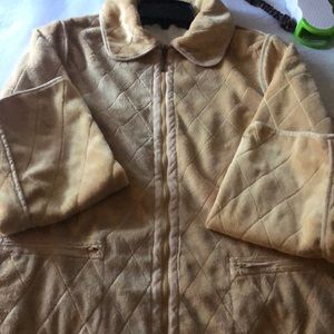 Centegrade tan velvety jacket .